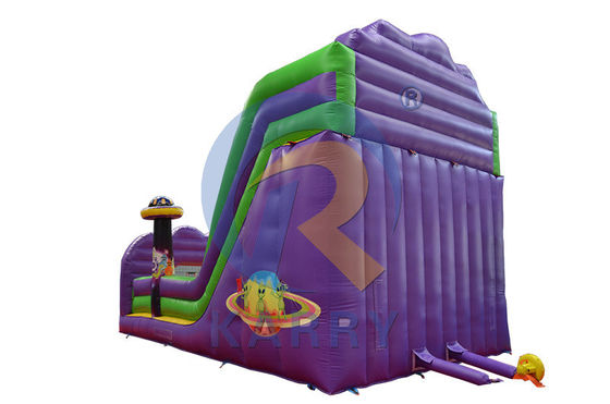 PVC Commercial Wet Dry Space Travel Slide Inflatabile Casa rimbalzata per bambini e adulti
