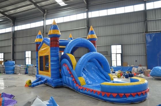 Prova l'eccitazione dello scivolo gonfiabile / castello / rimbalzo per il divertimento all'aperto