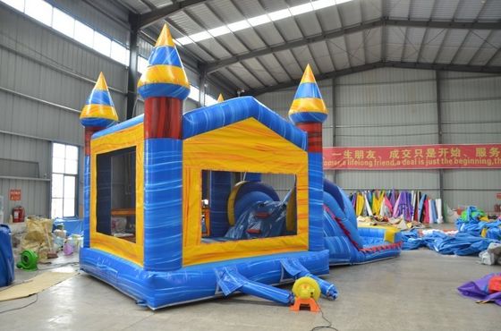 Prova l'eccitazione dello scivolo gonfiabile / castello / rimbalzo per il divertimento all'aperto