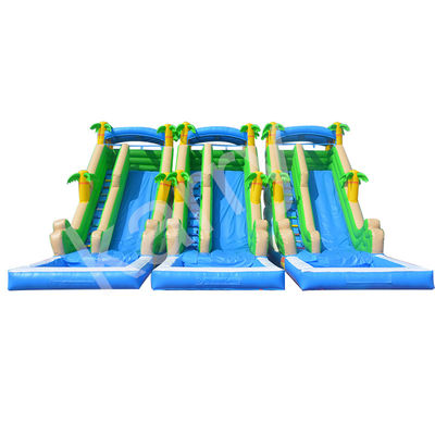 Slide acquatico unisex a doppia corsia e castello saltante