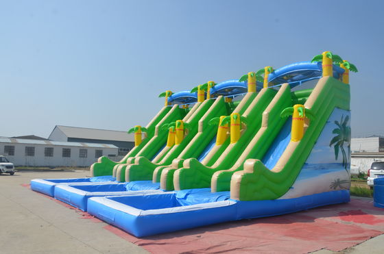 Slide acquatico unisex a doppia corsia e castello saltante