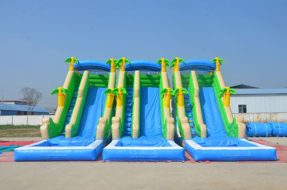 Slide acquatico unisex a doppia corsia e castello saltante