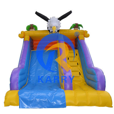 Parco giochi per bambini Slide gonfiabile con pista super larga e caratteristica dell'acqua