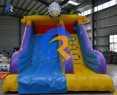 Parco giochi per bambini Slide gonfiabile con pista super larga e caratteristica dell'acqua