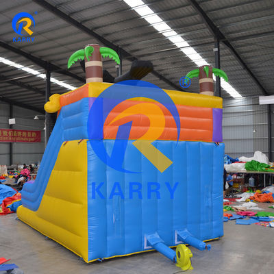 Parco giochi per bambini Slide gonfiabile con pista super larga e caratteristica dell'acqua