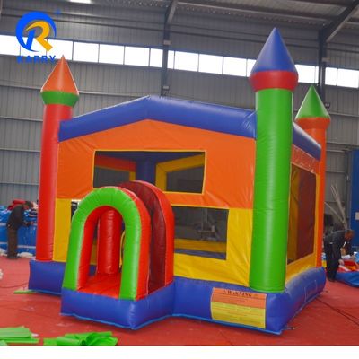 Bambini colorati casa gonfiabile saltatore di divertimento con accessori kit di riparazione soffiatore