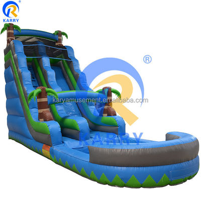 Logo Logo del cliente Una corsia larga PVC gonfiabile scivolo piscina per attrezzature per parco acquatico