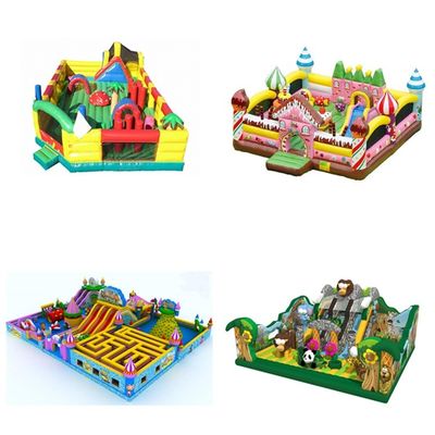 Bambini Inflatabile Castello Salta Ding dang Tema Gatto Salto Casellare Casa con scivolo