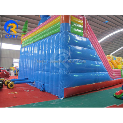 Città gonfiabile di divertimento salto castello a rimbalzo combo scivolo per capacità massima di &lt;100 kg