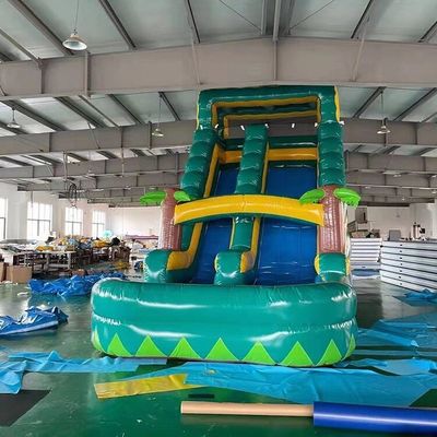 Colorato personalizzato scivolo d'acqua gonfiabile popolare giardino commerciale bambini adulti taglia