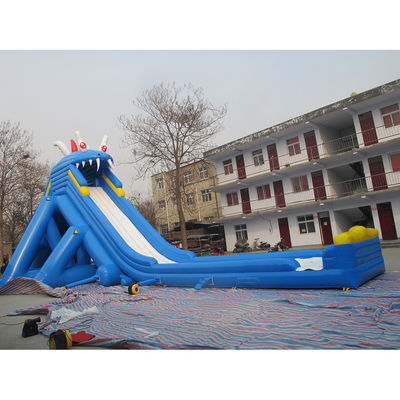 Stampa digitale Custom Commercial PVC Tarpaulin Air jumping water slide per bambini n adulti