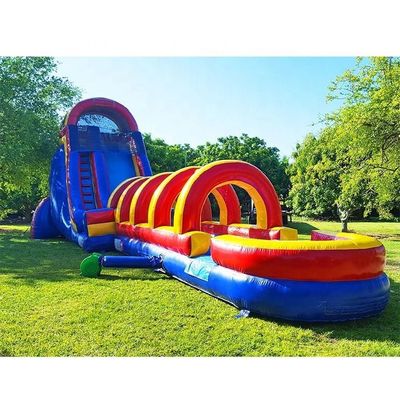 Parco giochi all'aperto Grandi scivoli Parco divertimenti usati Bambini scivolo idraulico in PVC KR-GS610