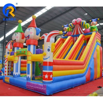 Unisex Kids Castello salta con scivolo d'acqua e telone in PVC Casa gonfiabile salta