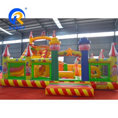 Unisex Kids Castello salta con scivolo d'acqua e telone in PVC Casa gonfiabile salta