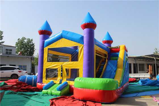 Blu Rental Inflatabile Castello Salta Tematico Congelato Combo Castello Salta con Scivolo