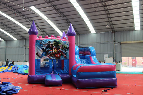 Blu Rental Inflatabile Castello Salta Tematico Congelato Combo Castello Salta con Scivolo