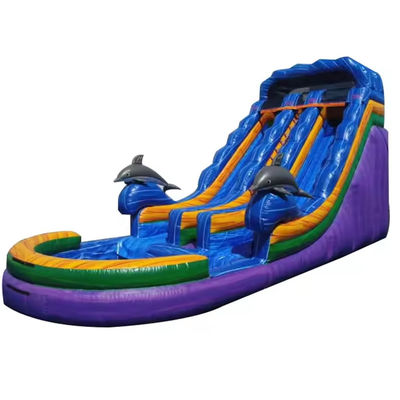 Spedizione espressa Unisex Bounce Slider Slide gonfiabile con piscina Giochi Giochi