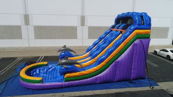 Spedizione espressa Unisex Bounce Slider Slide gonfiabile con piscina Giochi Giochi