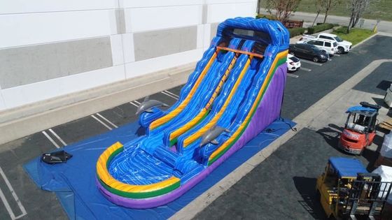 Spedizione espressa Unisex Bounce Slider Slide gonfiabile con piscina Giochi Giochi