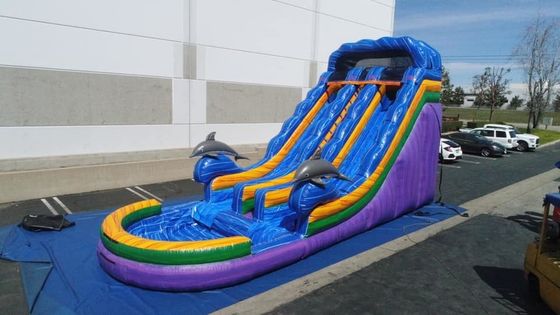 Spedizione espressa Unisex Bounce Slider Slide gonfiabile con piscina Giochi Giochi