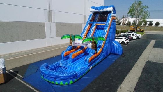 Occasione Commerciale Giochi gonfiabili Marmo Palm Tree Bouncer Slide per giochi all'aperto
