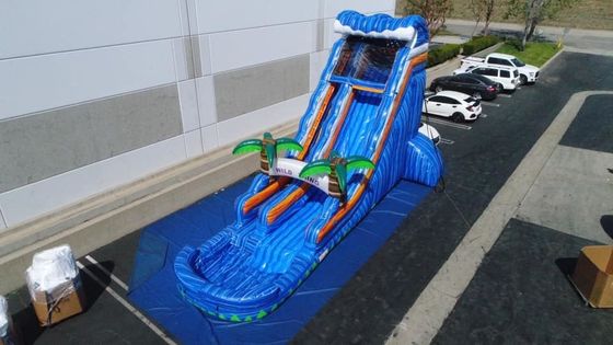 Occasione Commerciale Giochi gonfiabili Marmo Palm Tree Bouncer Slide per giochi all'aperto