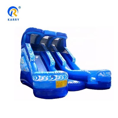 Scivolo d'acqua tropicale gonfiabile con piscina