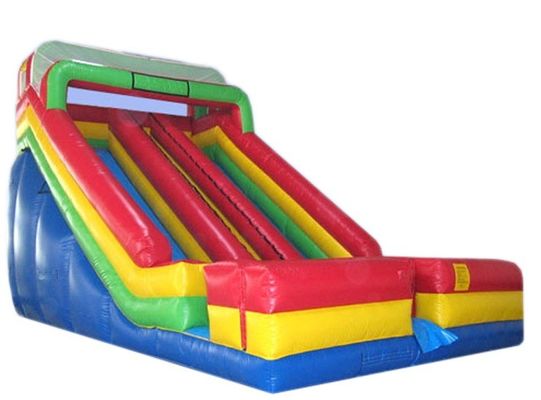 Scivolo d'acqua tropicale gonfiabile con piscina