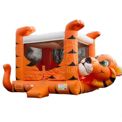 PORTABLE Naughty Tiger Bounce House Castello gonfiabile con scivolo in piscina