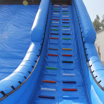 Disegno personalizzato PVC scivolo secco per neve gonfiabile toboggan scivolo da corsa per bambini e adulti