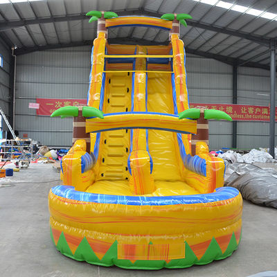Occasione commerciale Palma multicolore scivolo d'acqua gonfiabile con piccola piscina