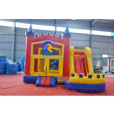 Crossover Commerciale Casa a rimbalzo colorata con scivolo e accessori Riparazione del soffiatore CE