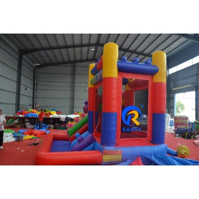 Casa gonfiabile a rimbalzo con scivolo di 13 x 12 x 14,5 piedi