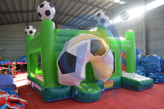 Logo personalizzato accettabile Parco di trampolino gonfiabile per parco giochi all'aria aperta