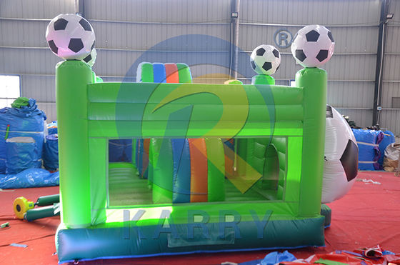Logo personalizzato accettabile Parco di trampolino gonfiabile per parco giochi all'aria aperta