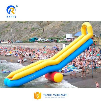 0.55mm accessori a filo di bambusa in PVC inclusi grande scivolo gonfiabile per yacht con piscina