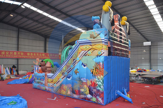 PVC Commerciale gonfiabile Bouncy Castle Slide Fun City Jumper per bambini e adulti