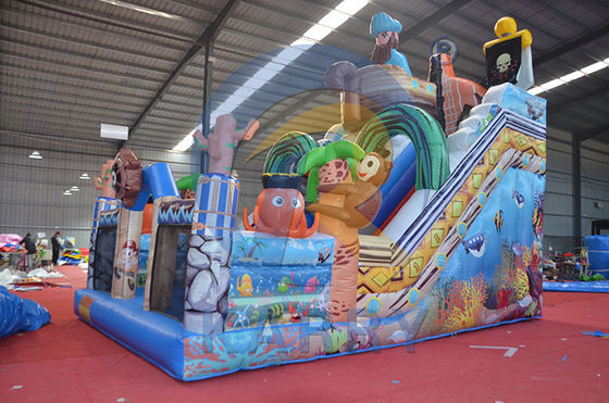 PVC Commerciale gonfiabile Bouncy Castle Slide Fun City Jumper per bambini e adulti