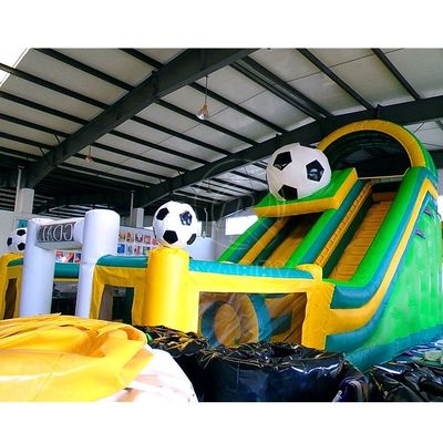 Slide da calcio Commerciale Slide gonfiabile bagnato asciutto per bambini fuori o gioco interno