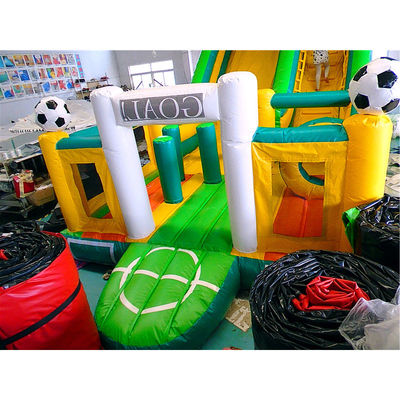 Slide da calcio Commerciale Slide gonfiabile bagnato asciutto per bambini fuori o gioco interno
