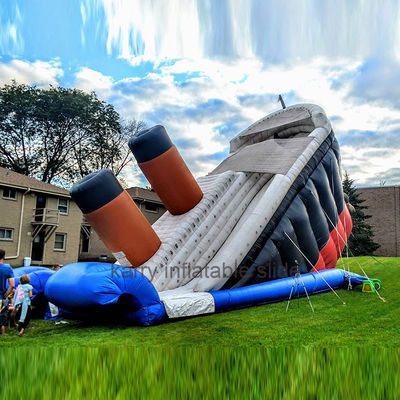 Parco giochi all'aria aperta Unisex Deluxe Titanic Slide gonfiabile