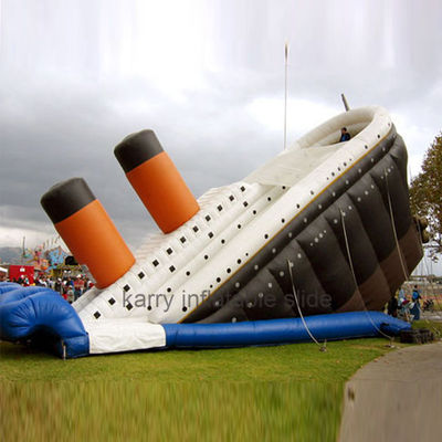 Parco giochi all'aria aperta Unisex Deluxe Titanic Slide gonfiabile