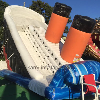 Parco giochi all'aria aperta Unisex Deluxe Titanic Slide gonfiabile