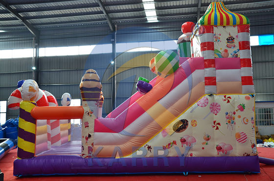 Castello gonfiabile casa rimbalzo scivolo d'acqua combo personalizzato per il gioco dei bambini