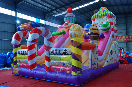 Castello gonfiabile casa rimbalzo scivolo d'acqua combo personalizzato per il gioco dei bambini