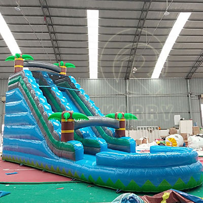 Piscine gonfiabili a tema palmare con materiale in PVC Via di trasporto via mare/aria