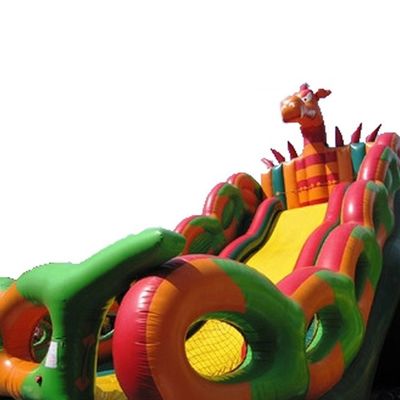 Piscina galleggiante uragano castello gonfiabile slitta combo dimensione adulta dinosauro arrabbiato