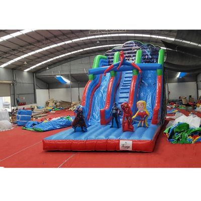 5-10 Capacità passeggeri Doppia corsia Slide secco gonfiabile KRS 00-500kg