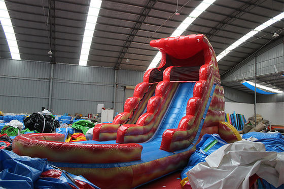 EN71/EN14960/CE Centrale di gioco inflatabile per bambini ad acqua per esterni