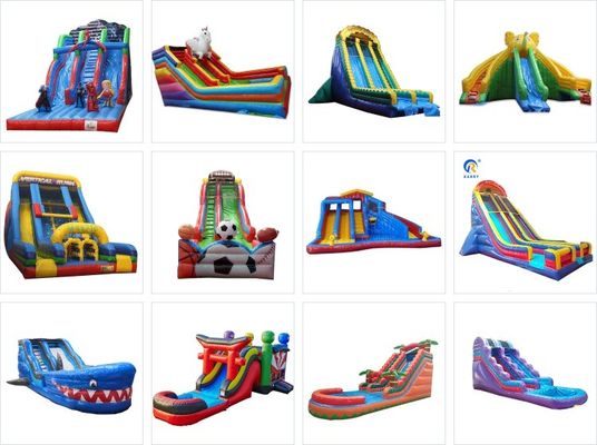 EN71/EN14960/CE Centrale di gioco inflatabile per bambini ad acqua per esterni